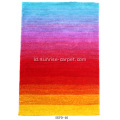 Polyester Rugs dengan desain loop dan warna-warni